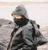 Leather Halfface Motormask